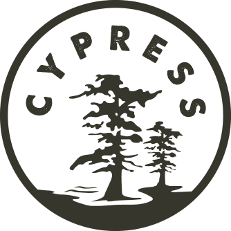The Cypress Room boutique vacation rental logo Comal Inn